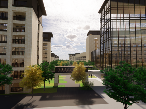 Homes and care center -A6 3D 모델