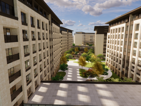 Homes and care center -A6 3D 모델