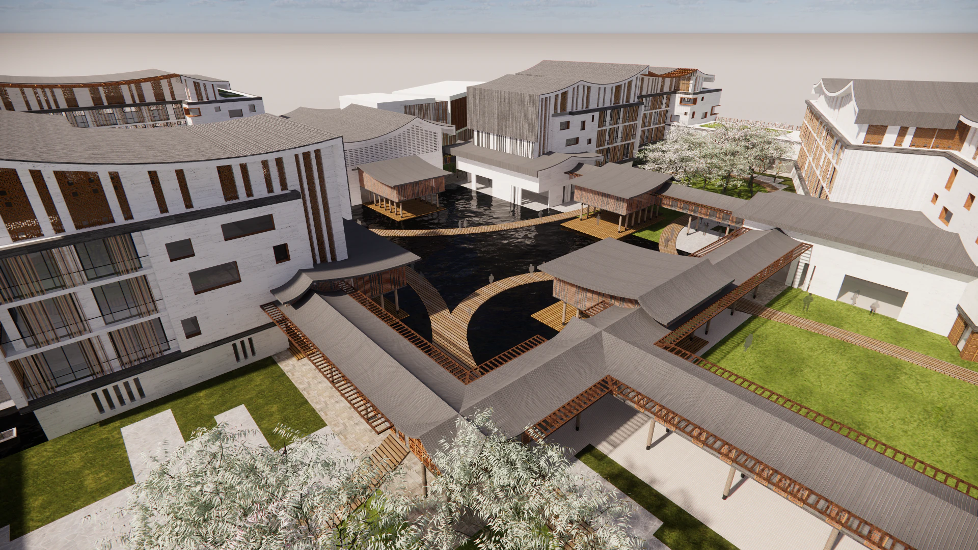 Homes and care center -A7 3D Model .c4d .max .obj .3ds .fbx .stl .blend 
