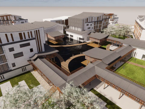 Homes and care center -A7 3D Model