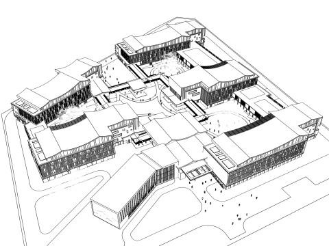 Homes and care center -A7 3D 모델