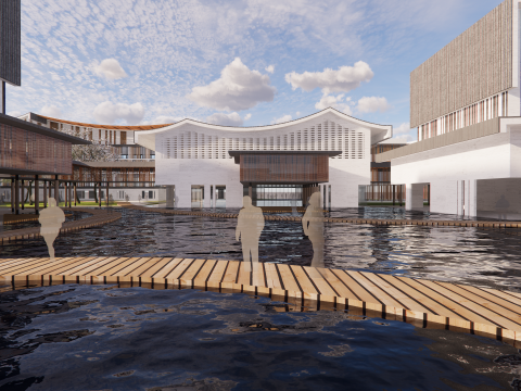 Homes and care center -A7 3D 모델