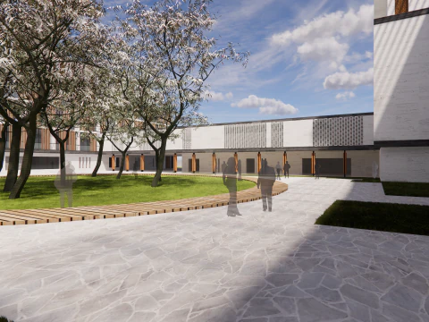 Homes and care center -A7 3D Model