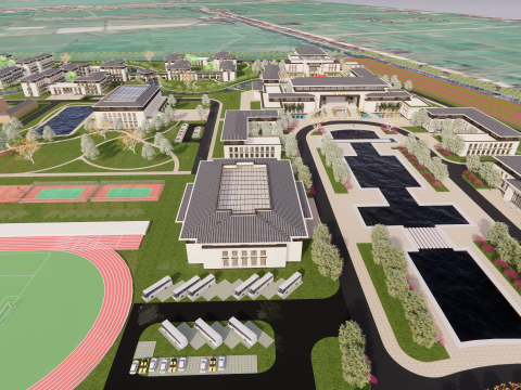 Homes and care center -A8 3D 모델