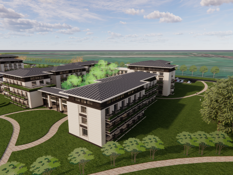 Homes and care center -A8 3D Model