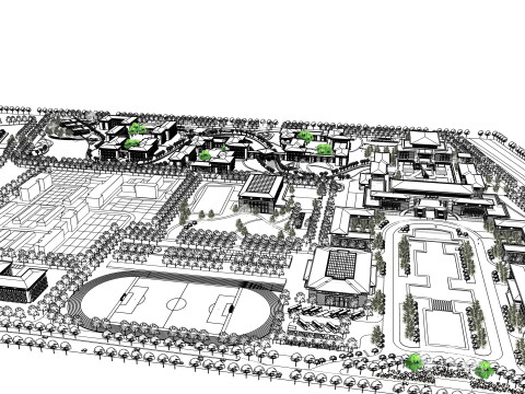 Homes and care center -A8 3D Model