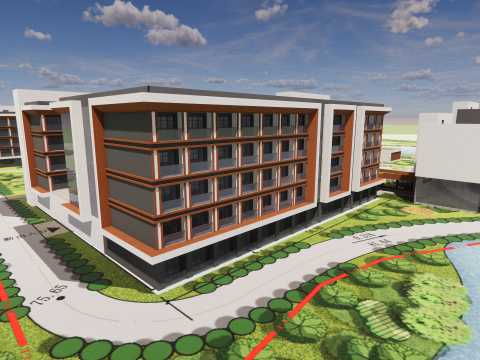 Homes and care center -A9 3D 모델