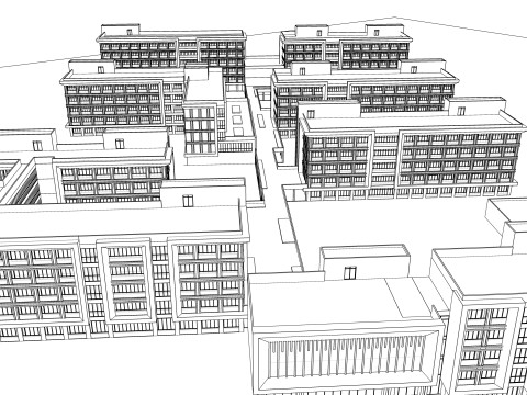 Homes and care center -A9 3D Model