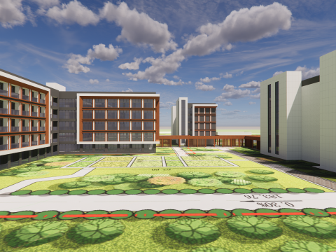 Homes and care center -A9 3D Model