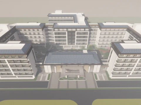 Homes and care center -A12 3D Model