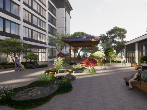 Homes and care center -A12 Modelo 3D