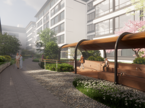 Homes and care center -A12 Modelo 3D