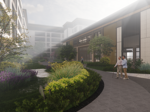 Homes and care center -A12 Modelo 3D