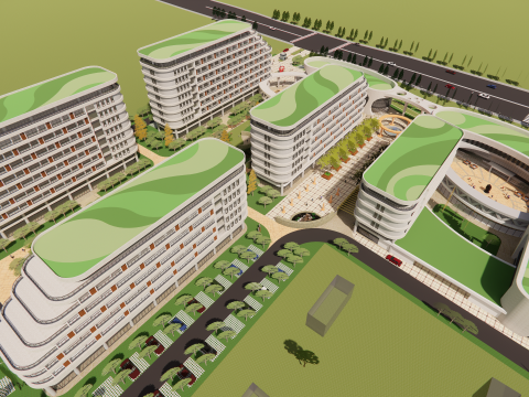 Homes and care center -A15 Model 3D
