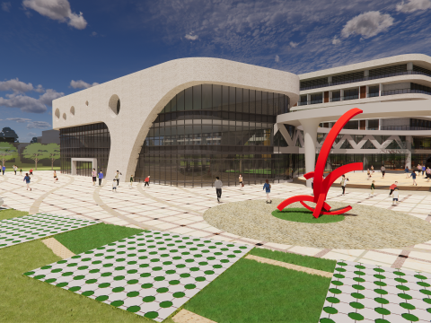 Homes and care center -A15 3D Модель