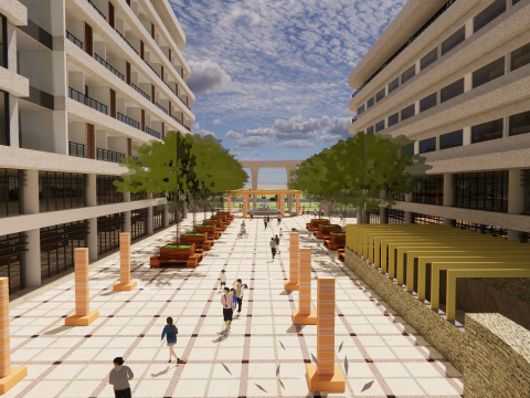 Homes and care center -A15 3D Модель