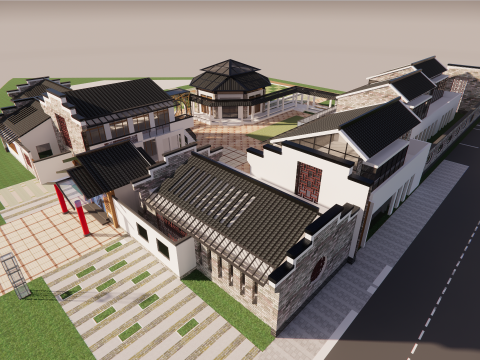 Homes and care center -A16 3Dモデル