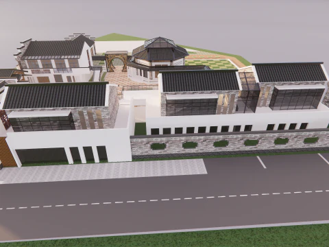 Homes and care center -A16 3D Model
