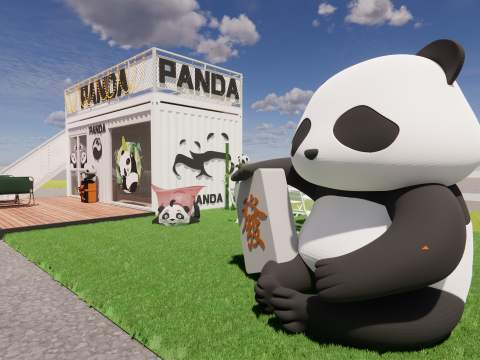 Container coffee shop-2 Modèle 3D
