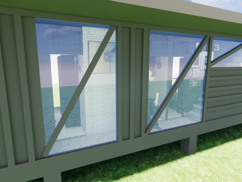 Container coffee shop-3 3D 模型