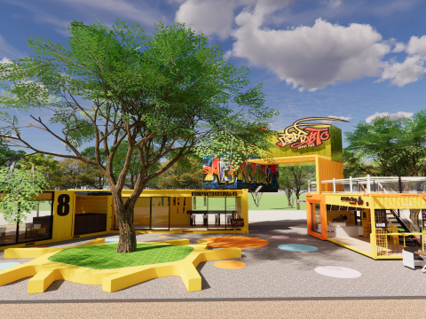 Container coffee shop-6 3D Модель