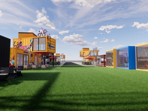 Container coffee shop-7 3D Модель