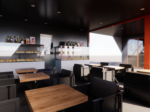 Container coffee shop-11 3D मॉडल