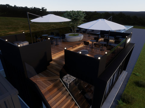 Container coffee shop-11 3D मॉडल