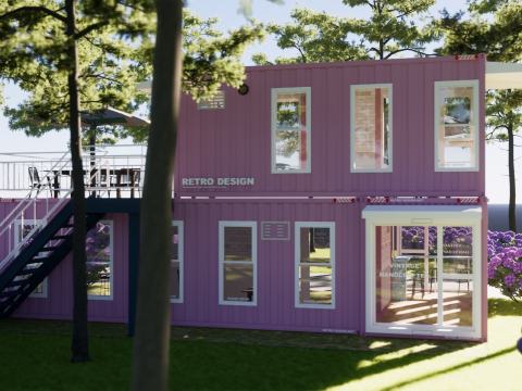 Container coffee shop-13 Model 3D