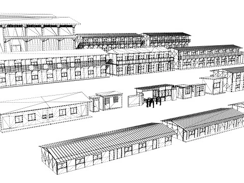 Portable Construction Site Building -A1 3D Model