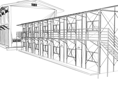 Portable Construction Site Building -A1 3D 模型