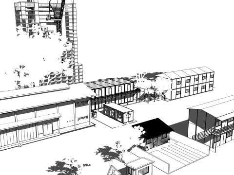 Portable Construction Site Building -A2 3D Model