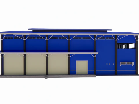 Portable Construction Site Building -A3 3D Model