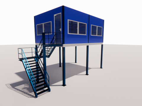 Container coffee shop-17 3D Model