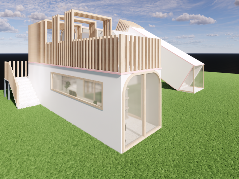 Container coffee shop-17 3D Model