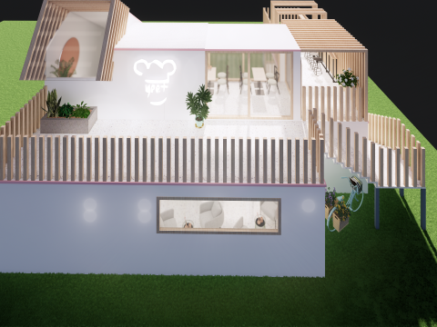 Container coffee shop-17 3D Model