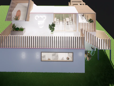 Container coffee shop-17 3D Model