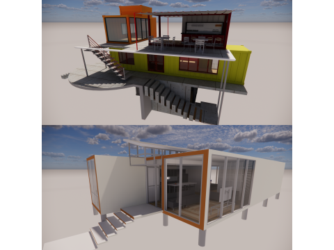 Container coffee shop-20 Model 3D