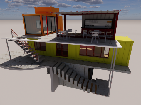 Container coffee shop-20 Model 3D