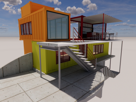 Container coffee shop-20 Model 3D