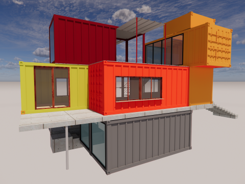 Container coffee shop-20 Model 3D