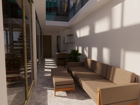 Container coffee shop-21 3D Model