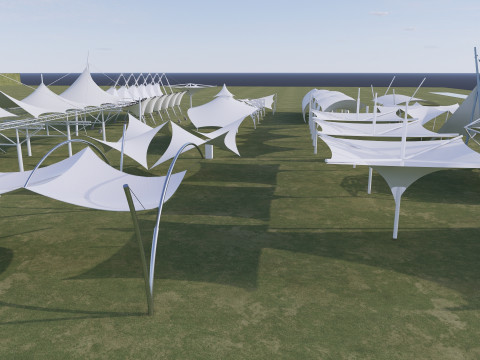 Tensile Structures Collection -A2 3D 模型
