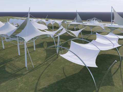 Tensile Structures Collection -A2 3D 模型