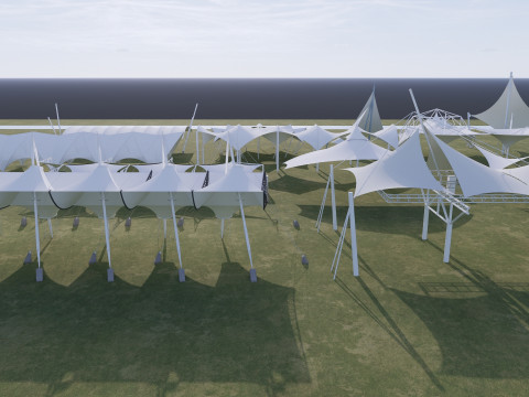 Tensile Structures Collection -A2 3D 模型