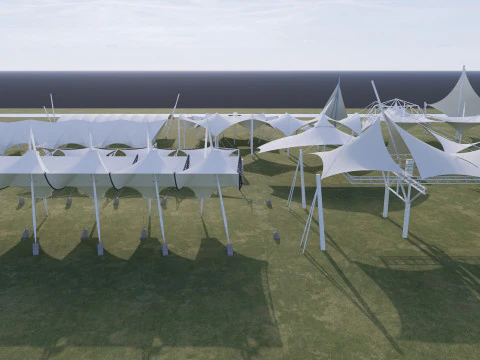 Tensile Structures Collection -A2 3D Model