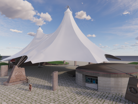 Tensile Structures Collection -A3 3D Модель