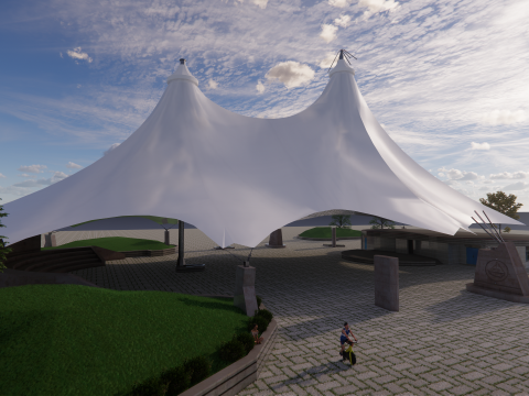 Tensile Structures Collection -A3 3D Модель