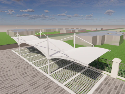Tensile Structures Collection -A3 3D Model