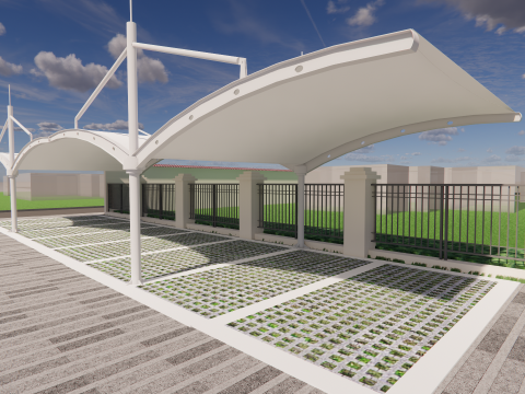 Tensile Structures Collection -A3 3D Модель
